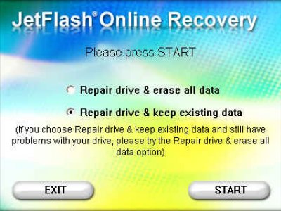 Программа для восстановления флешки jetflash recovery tool